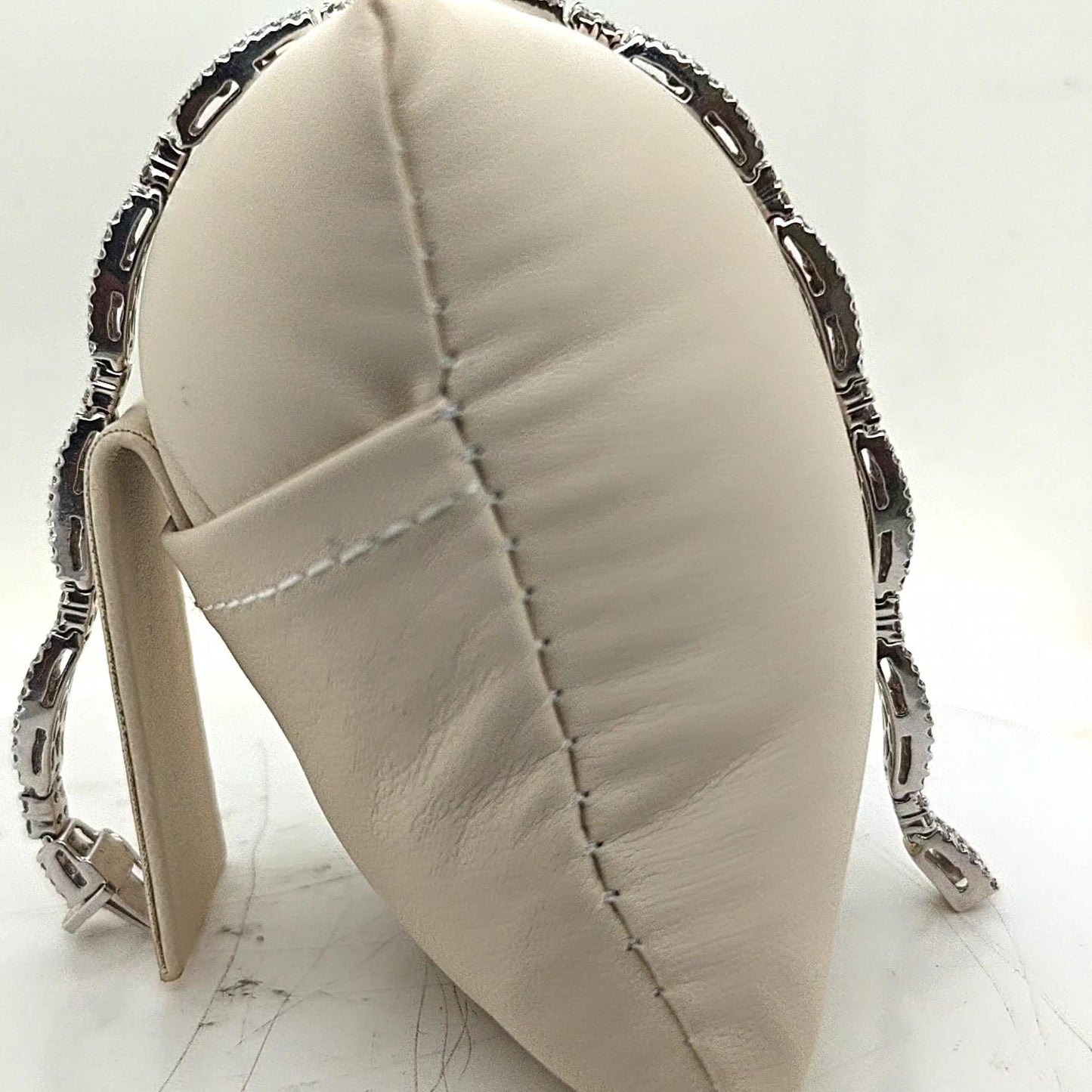 BAGUETTE AND ROUND DIAMOND WHITE GOLD BRACELET