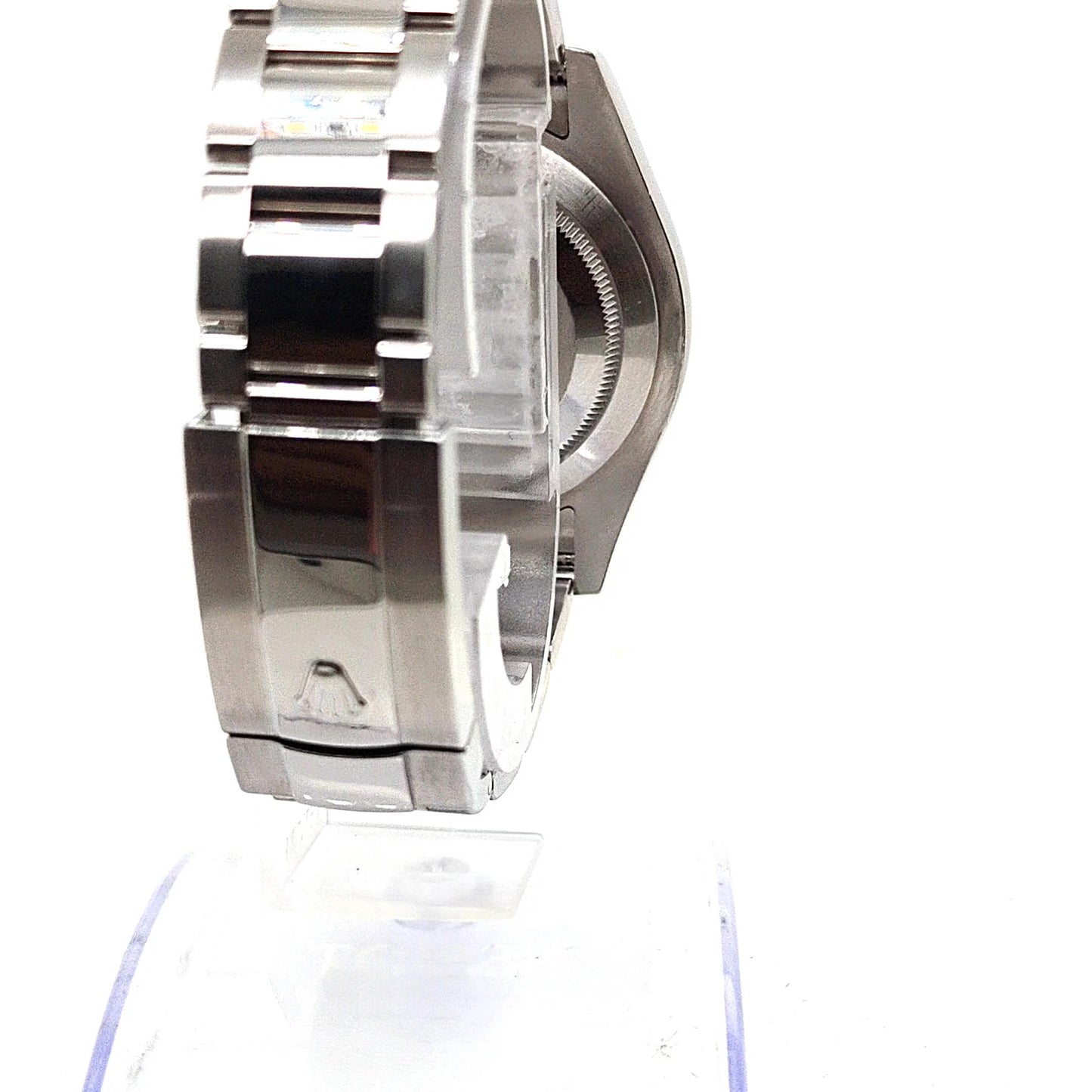 ROLEX DATEJUST GRAY ROMAN FLUTED 41MM OYSTER