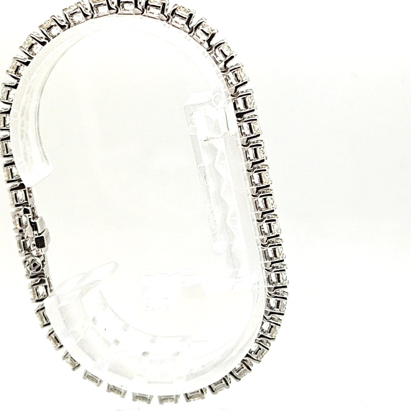 DIAMOND TENNIS BRACELET 10.05CT WHITE GOLD