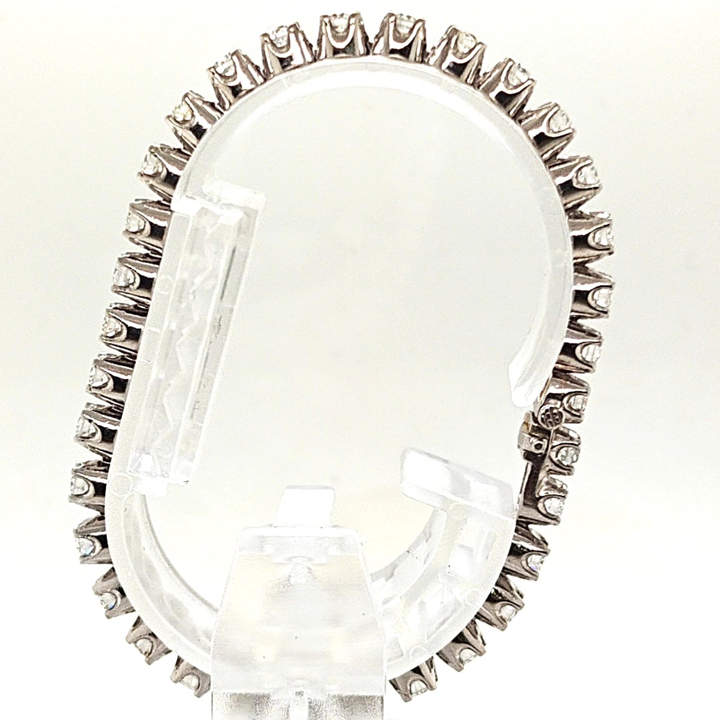 DIAMOND TENNIS BRACELET 5.06CT WHITE GOLD