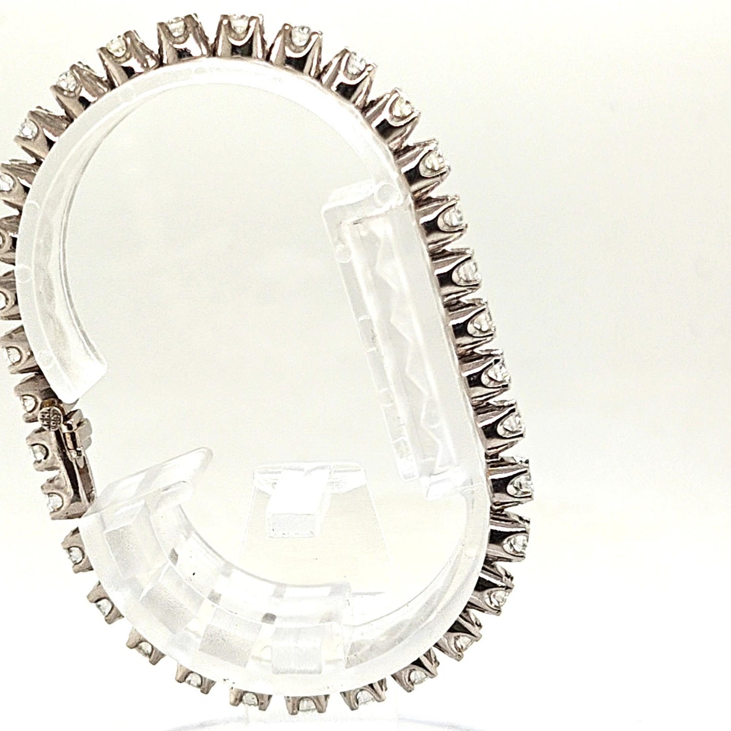 DIAMOND TENNIS BRACELET 5.06CT WHITE GOLD