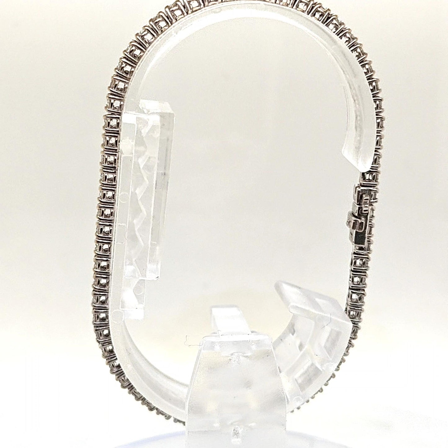 DIAMOND TENNIS BRACELET 3.01CT WHITE GOLD