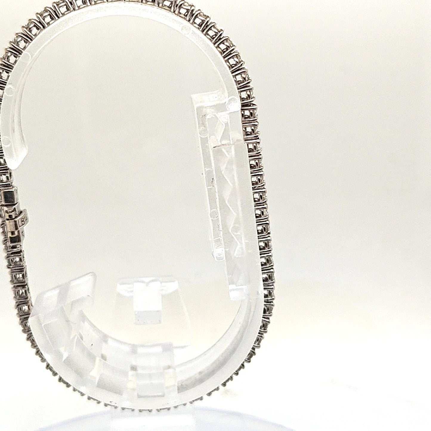 DIAMOND TENNIS BRACELET 3.01CT WHITE GOLD