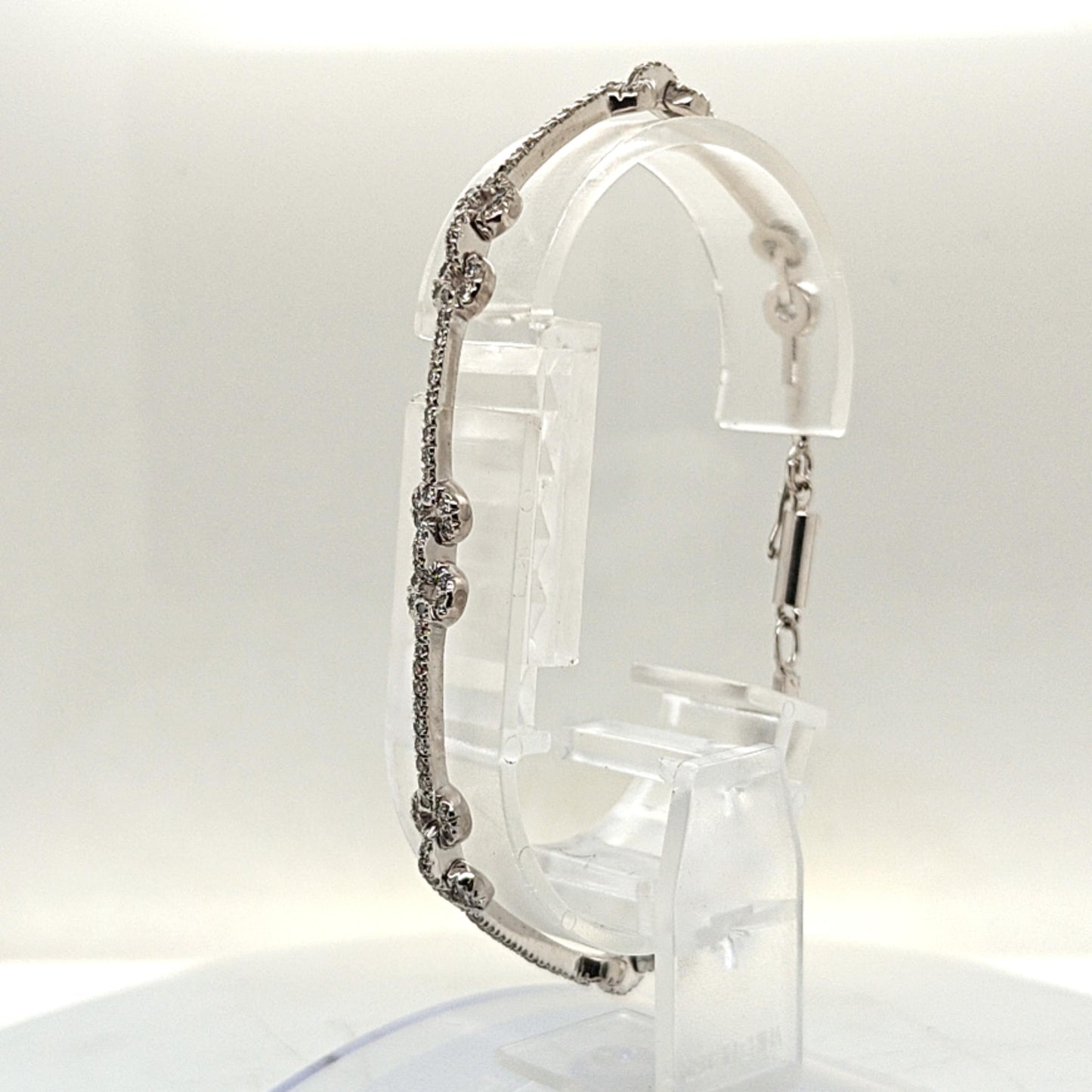 DIAMOND LINK BRACELET 2.0CT WHITE GOLD