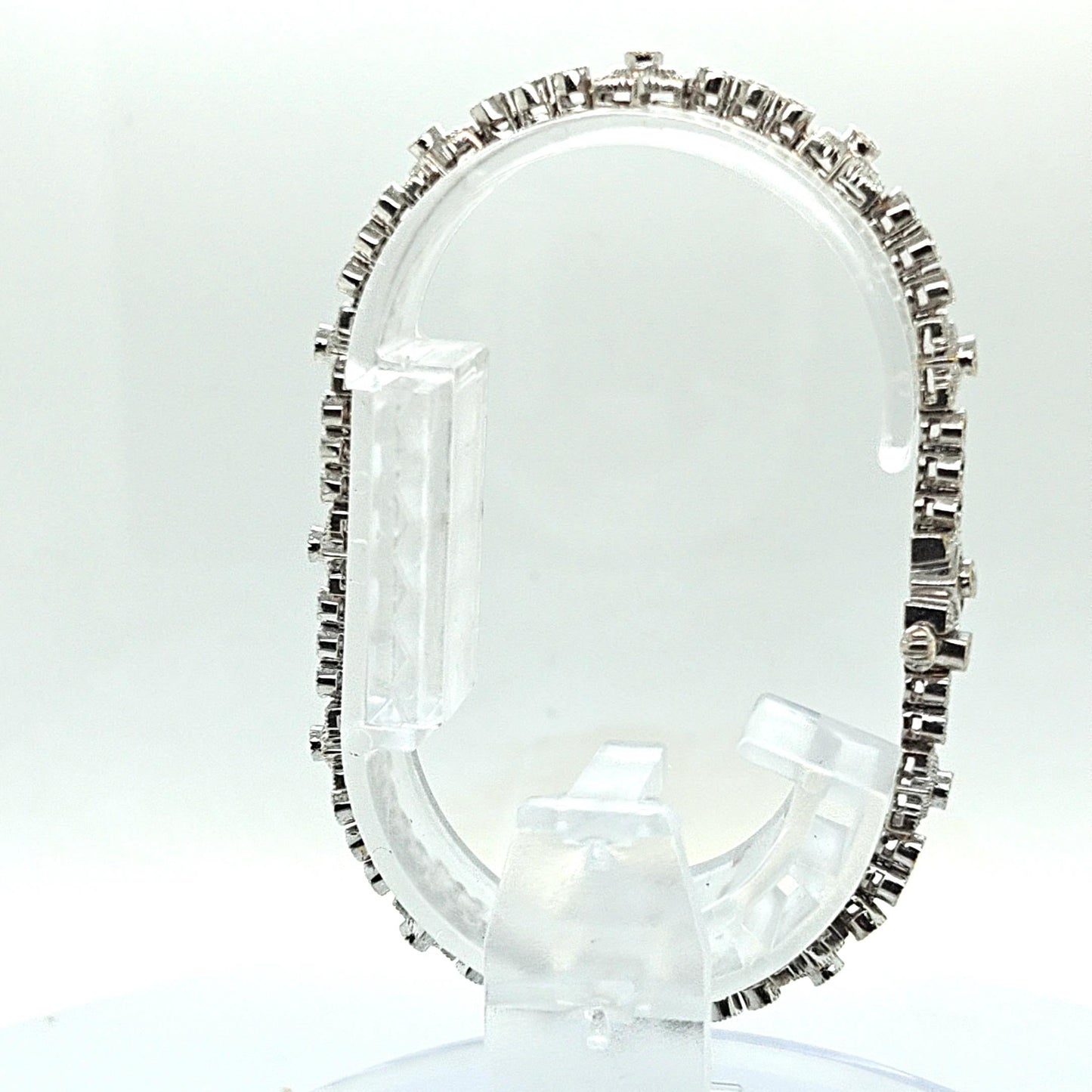 DIAMOND BRACELET 0.85CT WHITE GOLD