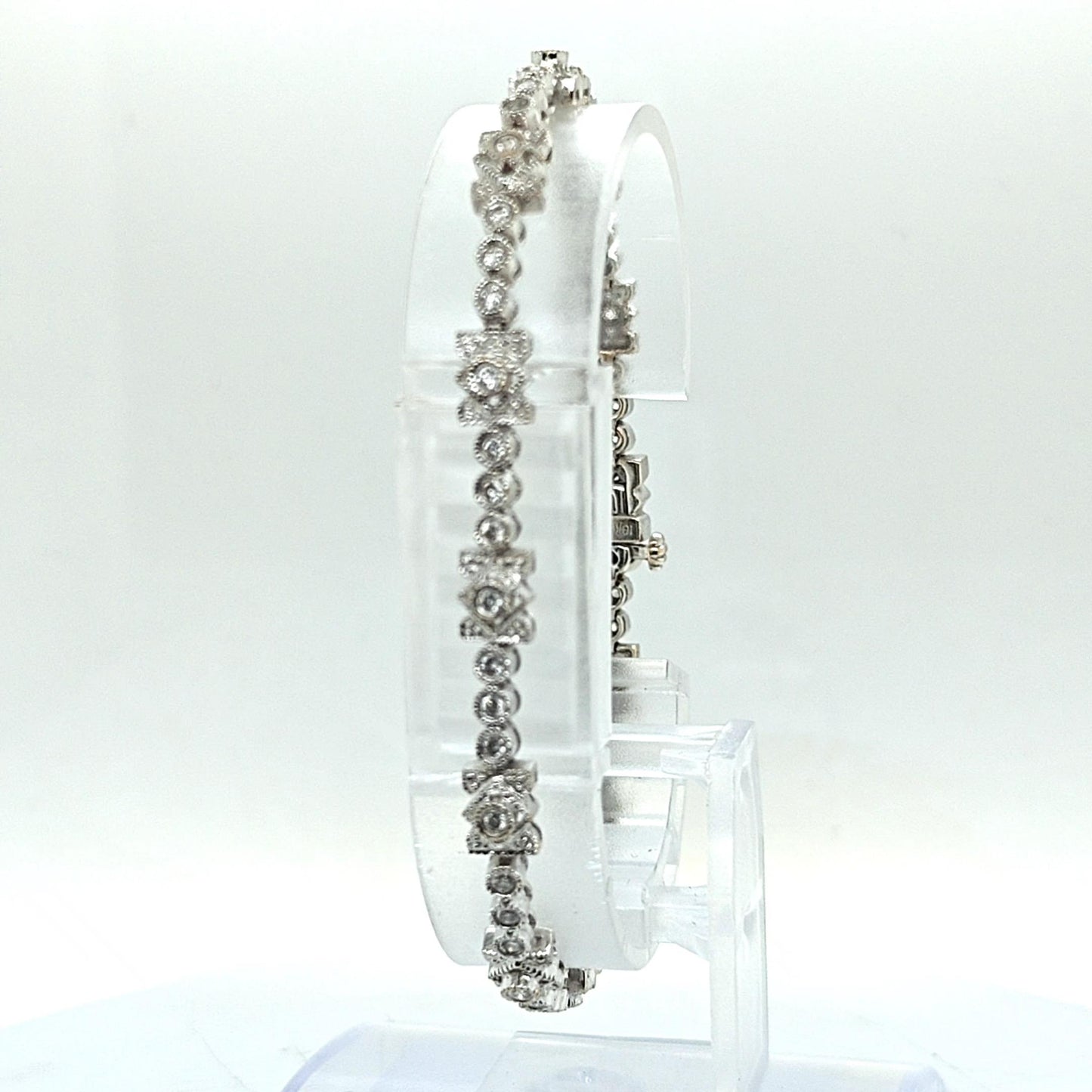 DIAMOND BRACELET 0.85CT WHITE GOLD
