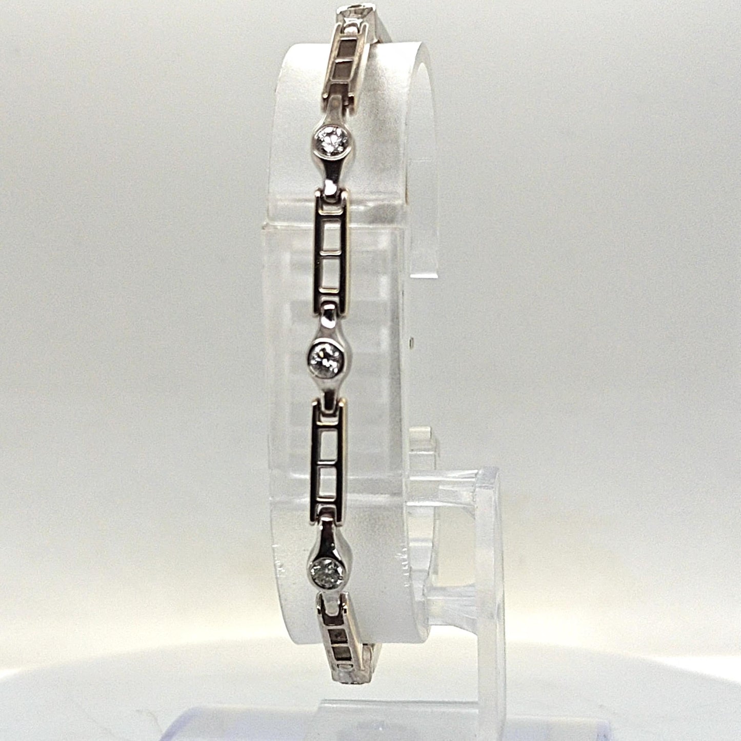 DIAMOND BRACELET 1.25CT WHITE GOLD