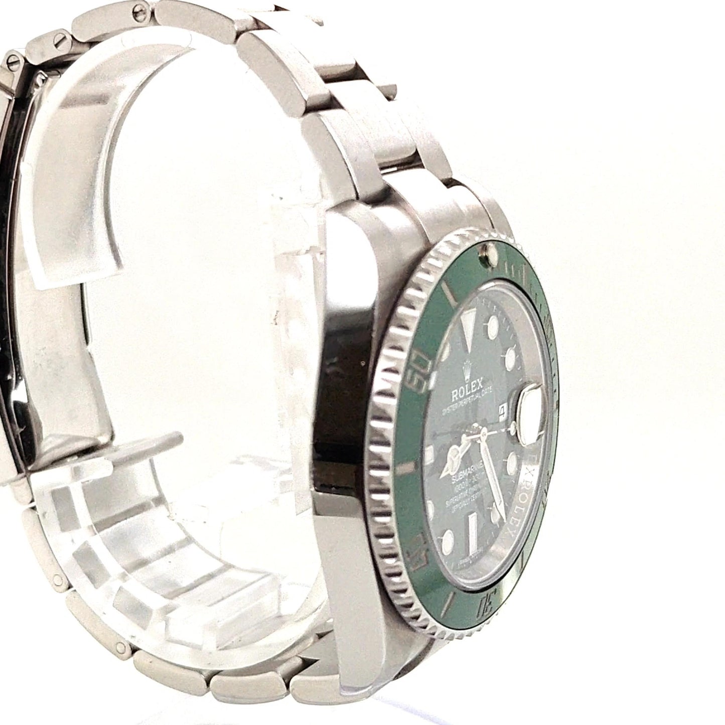 ROLEX SUBMARINER STEEL GREEN HULK WATCH