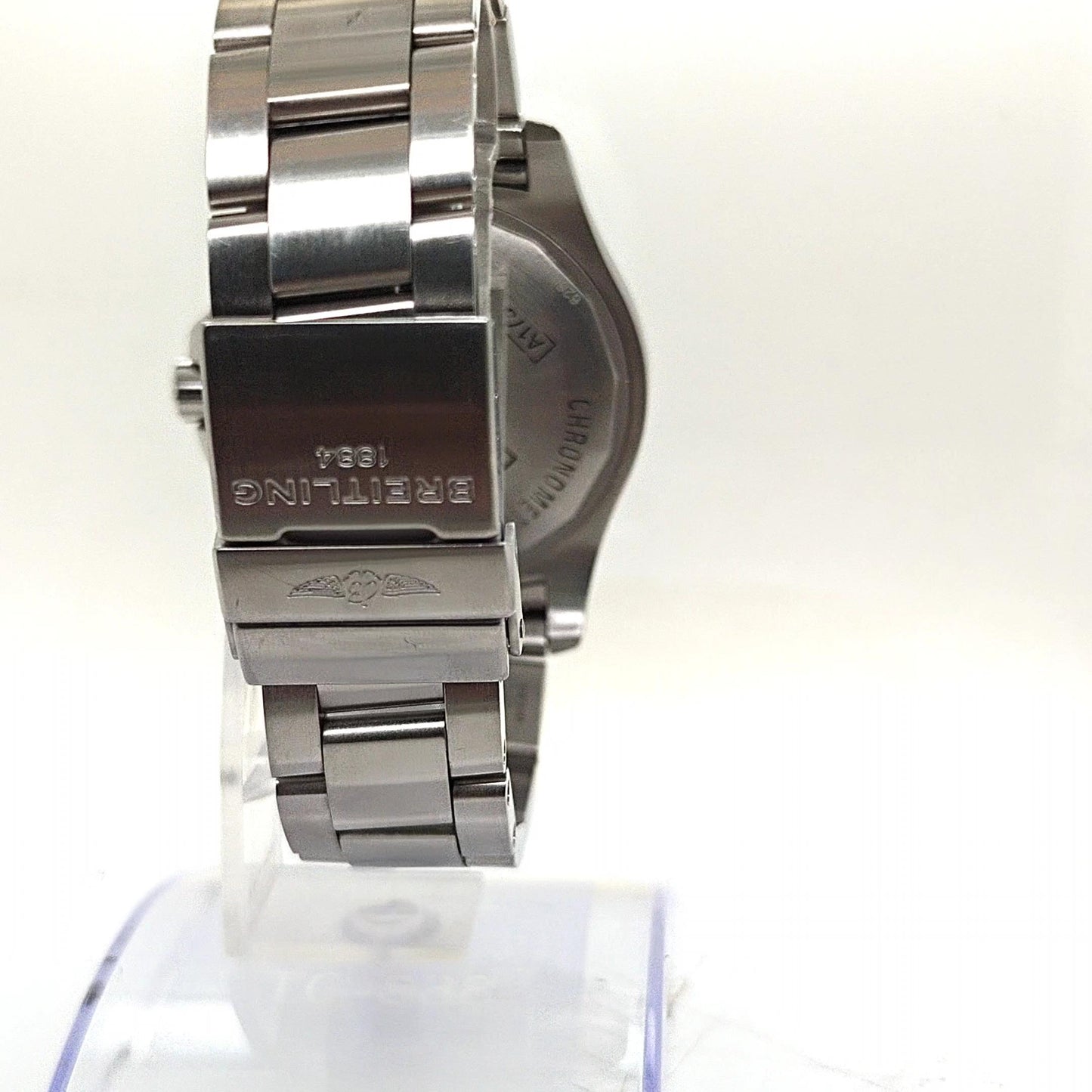 BREITLING COLT WATCH AUTOMATIC STAINLESS STEEL GRAY DIAL