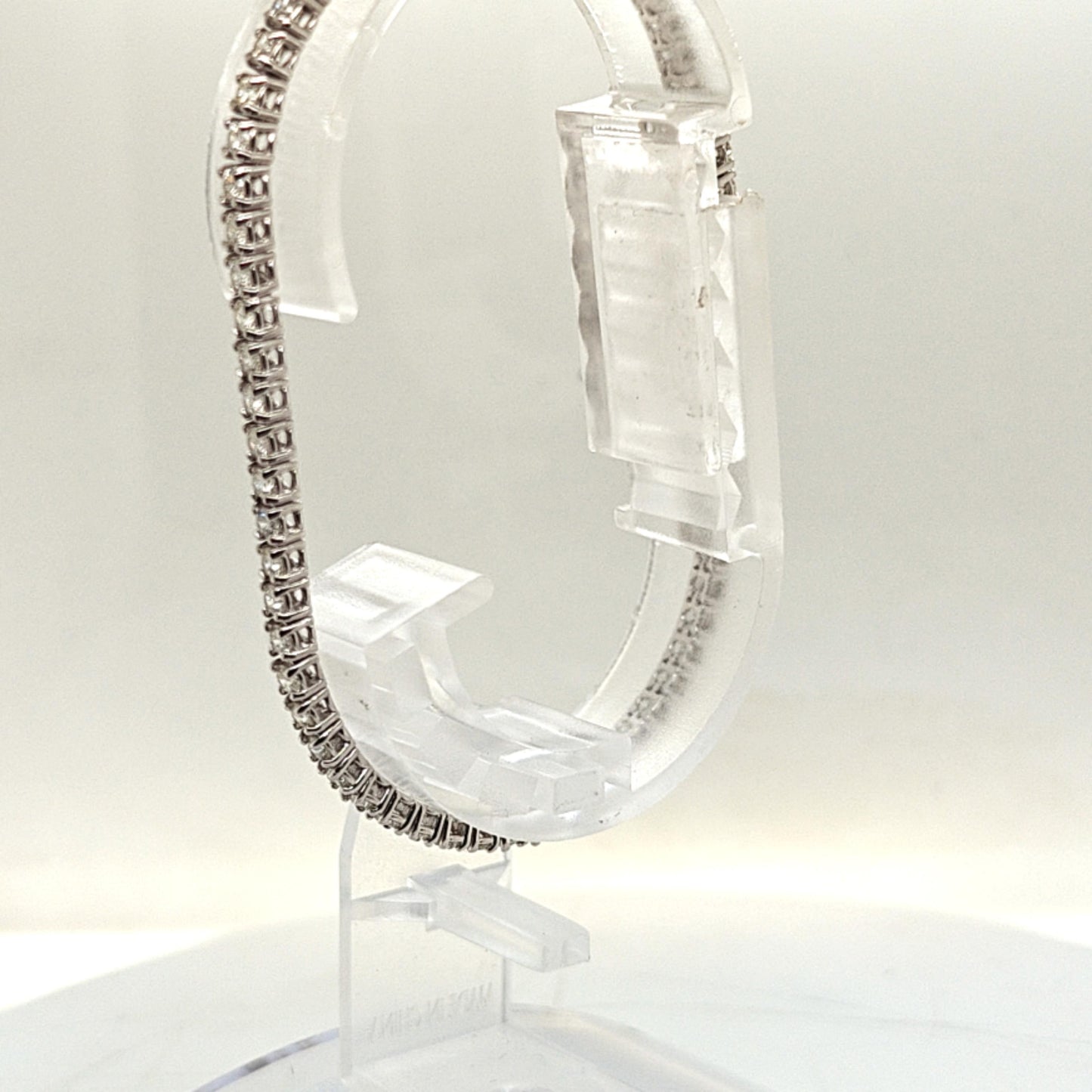 3.04CT DIAMOND TENNIS BRACELET 3.04CT WHITE GOLD