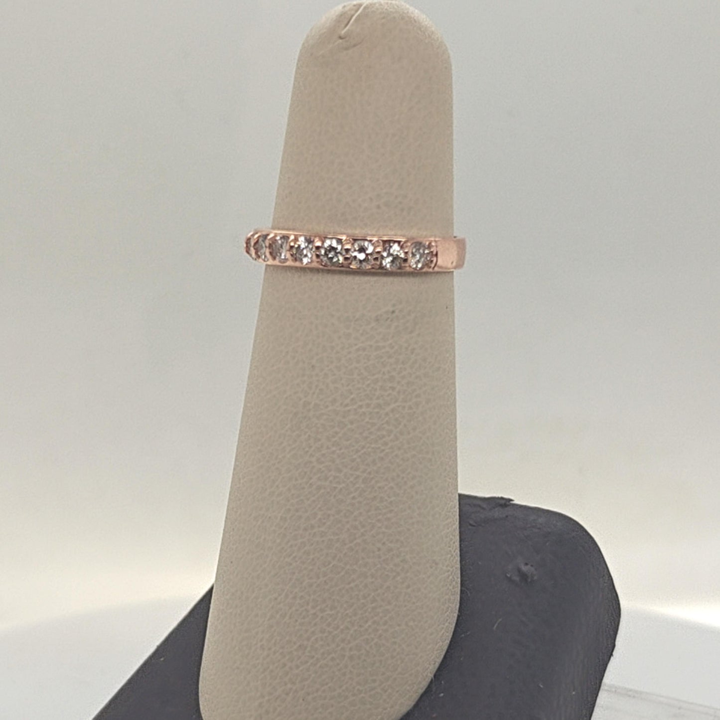 DIAMOND HALF ETERNITY BAND ROSE GOLD 0.40CTW