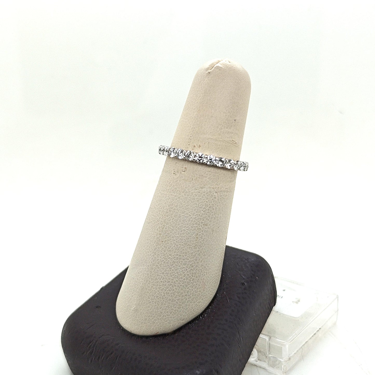 DIAMOND ETERNITY BAND RING 1.45CTW WHITE GOLD