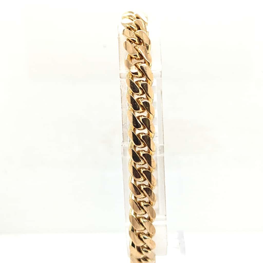 CUBAN BRACELET YELLOW GOLD 50.1 GRAMS