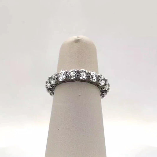 PLATINUM ETERNITY DIAMOND BAND 4.01CTW