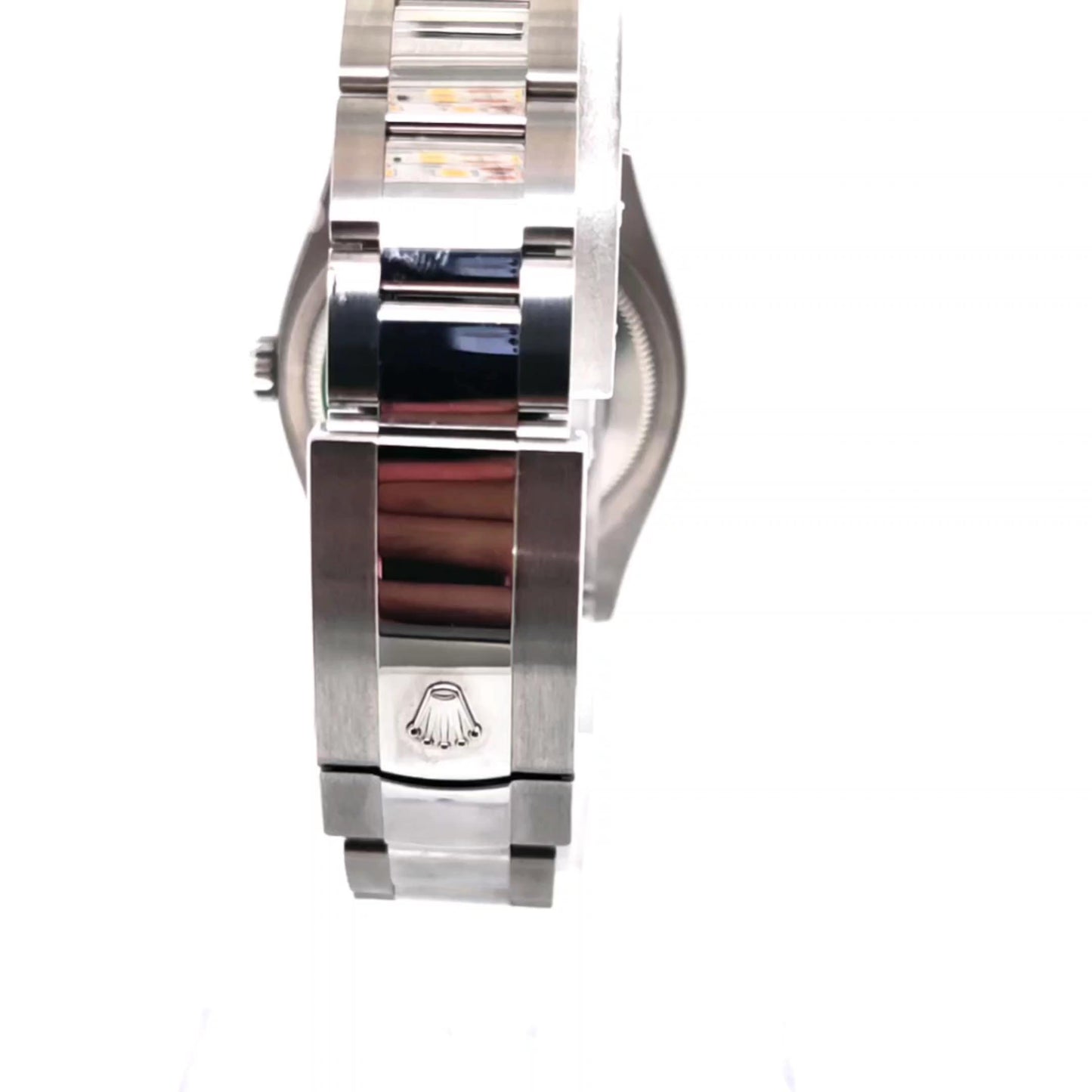 ROLEX OYSTER PERPETUAL 41MM BLUE DIAL WITH CARD