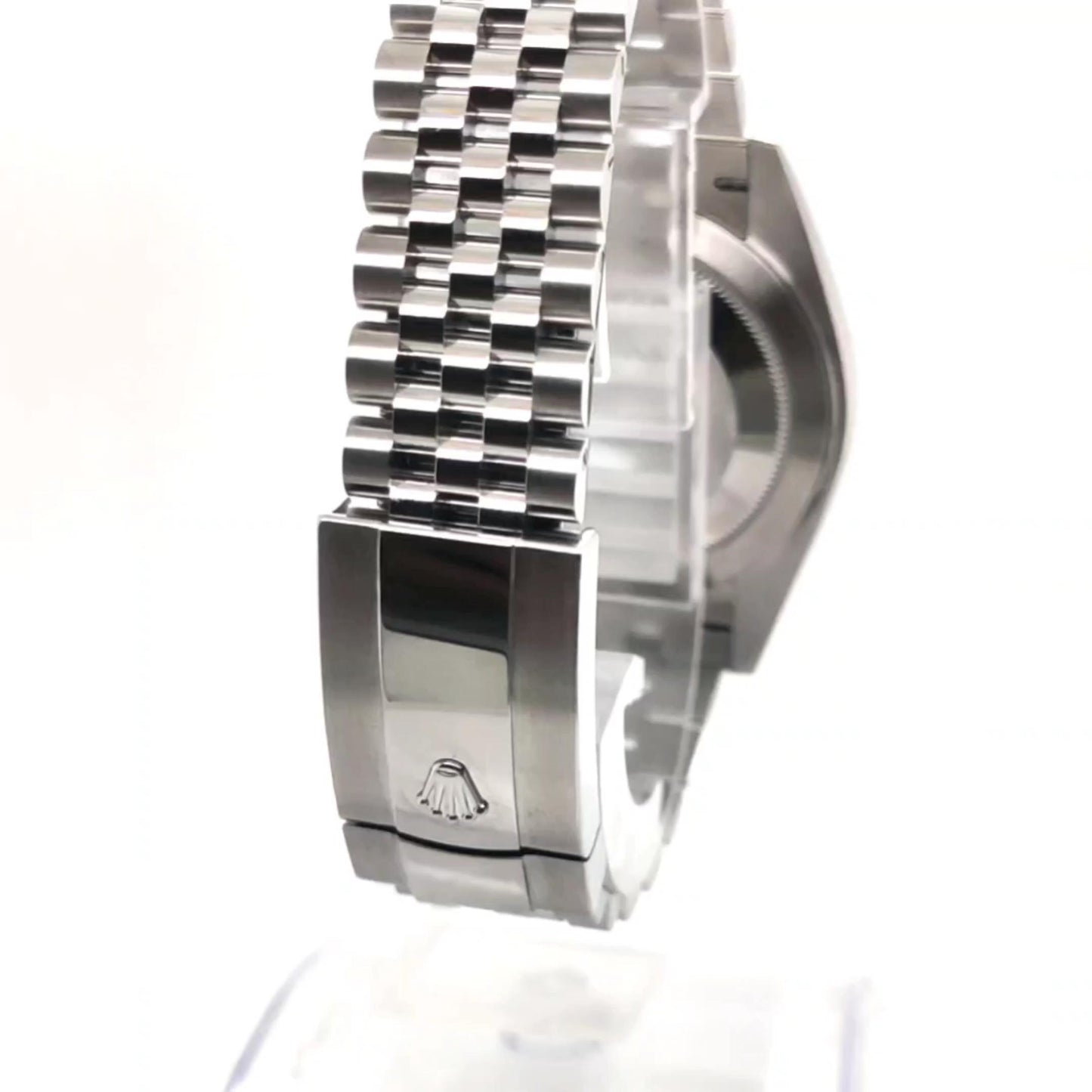 ROLEX DATEJUST 41MM DIAMOND DIAL FLUTED WITH CARD