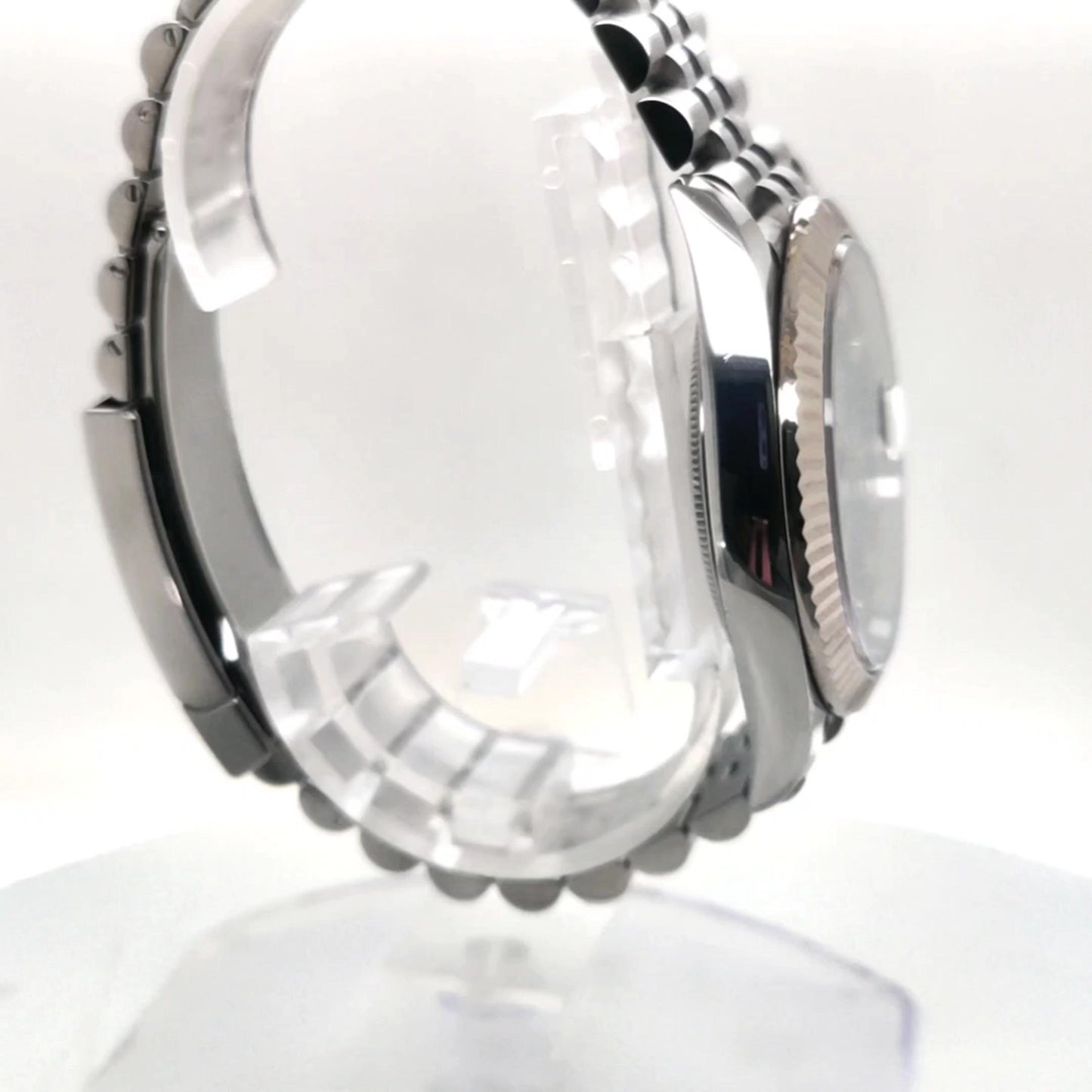 ROLEX DATEJUST 41MM DIAMOND DIAL FLUTED WITH CARD