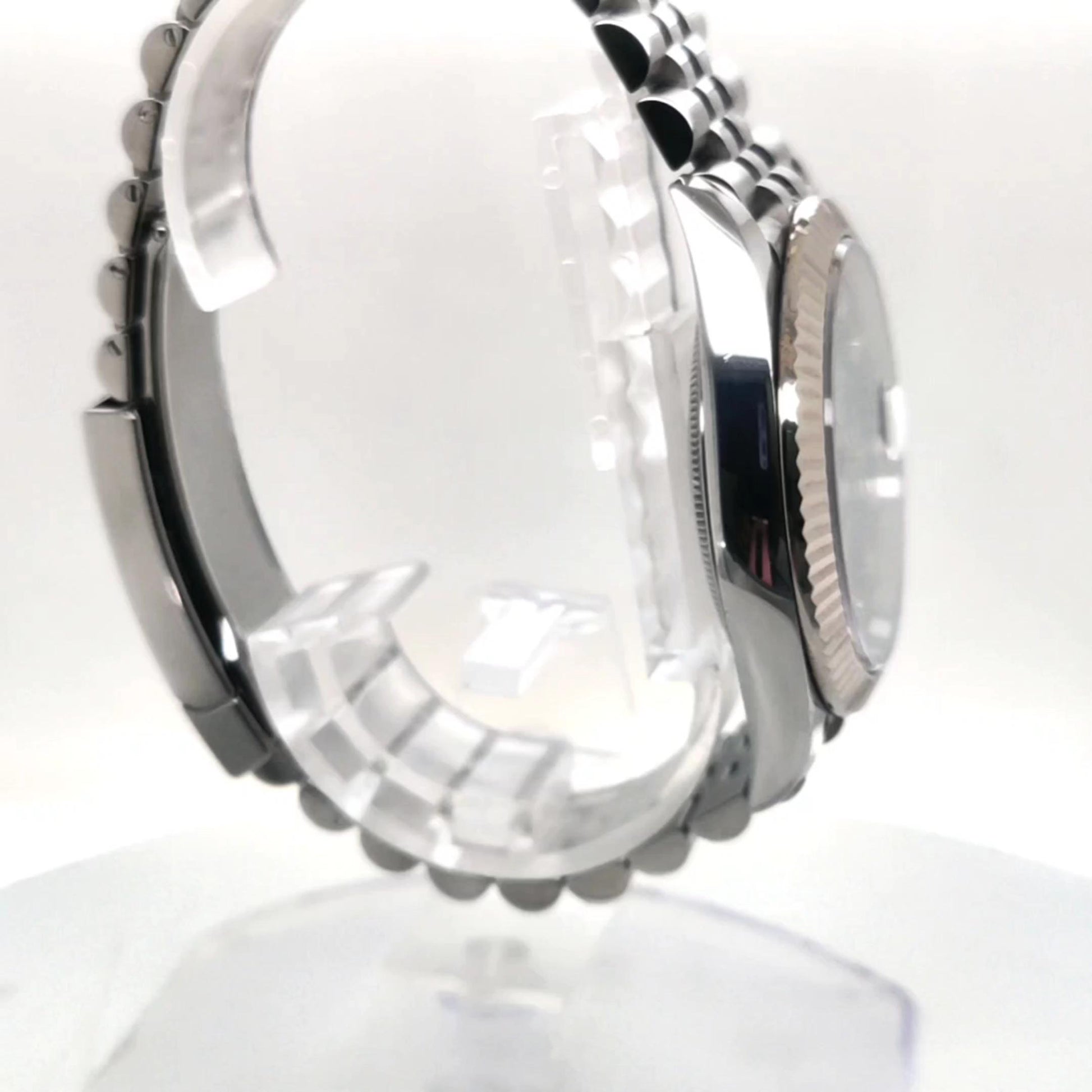 ROLEX DATEJUST 41MM DIAMOND DIAL FLUTED WITH CARD