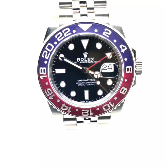 ROLEX GMT-MASTER II PEPSI WITH CARD