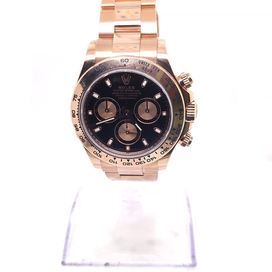 ROLEX DAYTONA ROSE GOLD WITH CARD