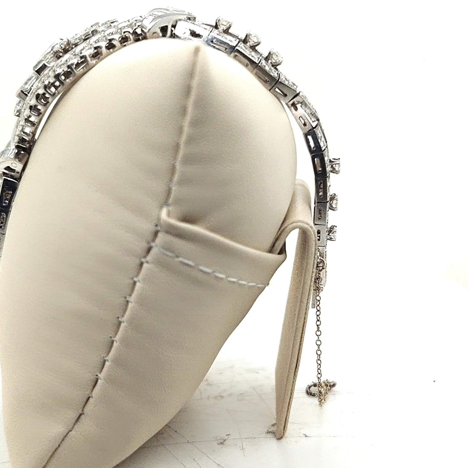 DECO STYLE PLATINUM DIAMOND BRACELET