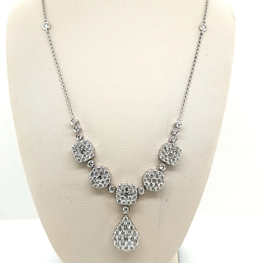 DIAMOND NECKLACE CREGG RUTH WHITE GOLD 3.60CT