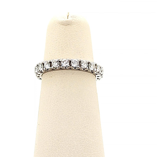 DIAMOND ETERNITY BAND 1.95CT 18K WHITE GOLD