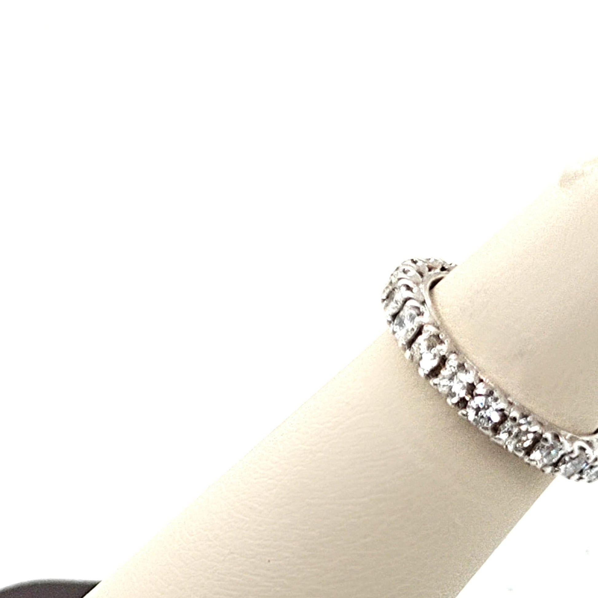 DIAMOND ETERNITY BAND 1.95CT 18K WHITE GOLD