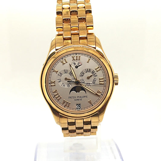 PATEK PHILIPPE ANNUAL CALENDAR MOON WATCH YELLOW GOLD