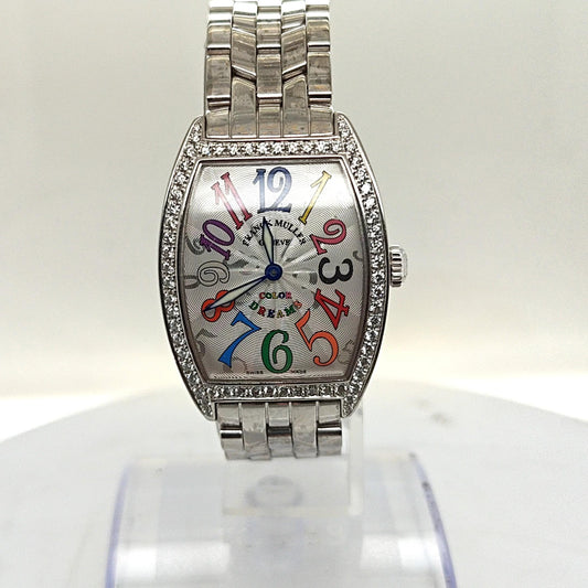 FRANCK MULLER COLOR DREAMS LADIES WATCH DIAMOND BEZEL
