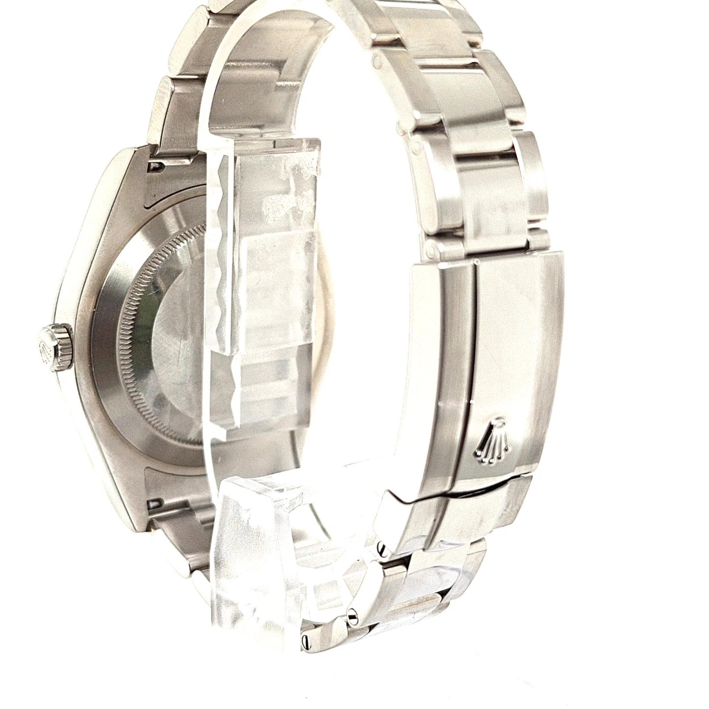 ROLEX DATEJUST 41MM STEEL OYSTER BLACK DIAL