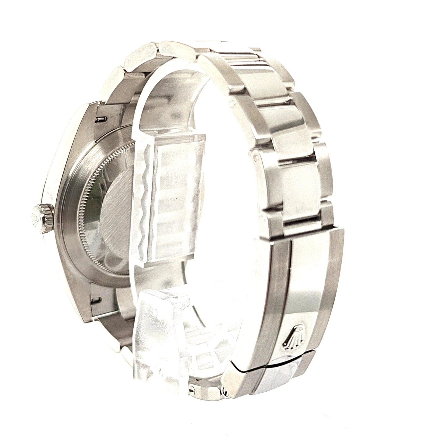ROLEX DATEJUST 41MM STEEL OYSTER WHITE DIAL
