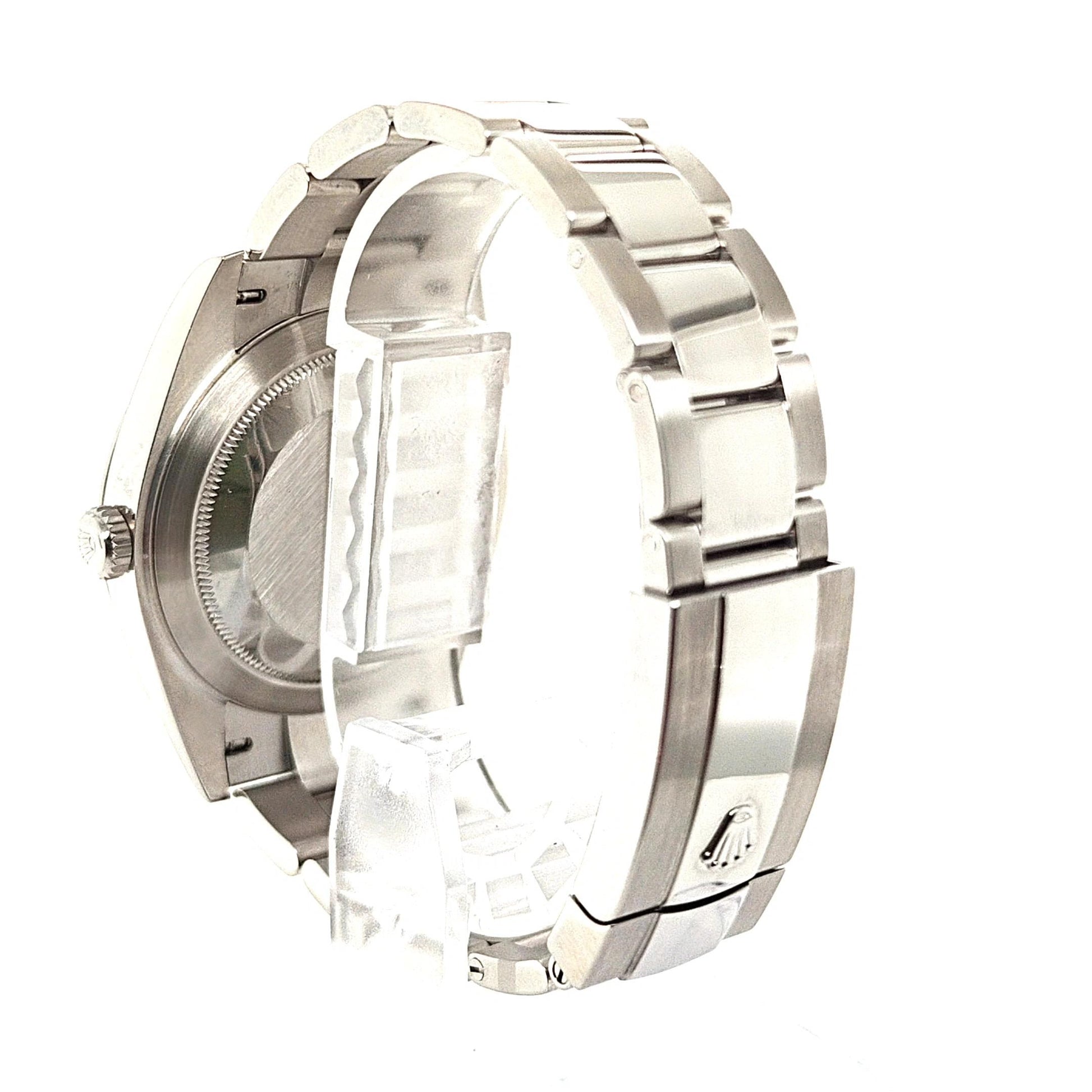 ROLEX DATEJUST 41MM STEEL OYSTER WHITE DIAL