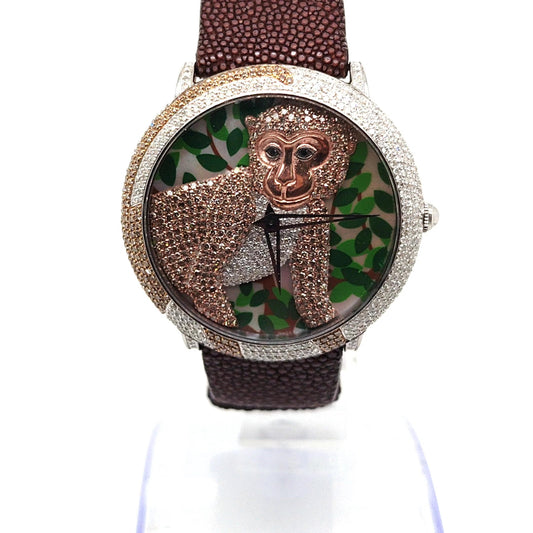 LE VIAN DIAMOND MONKEY WATCH LIMITED EDITION