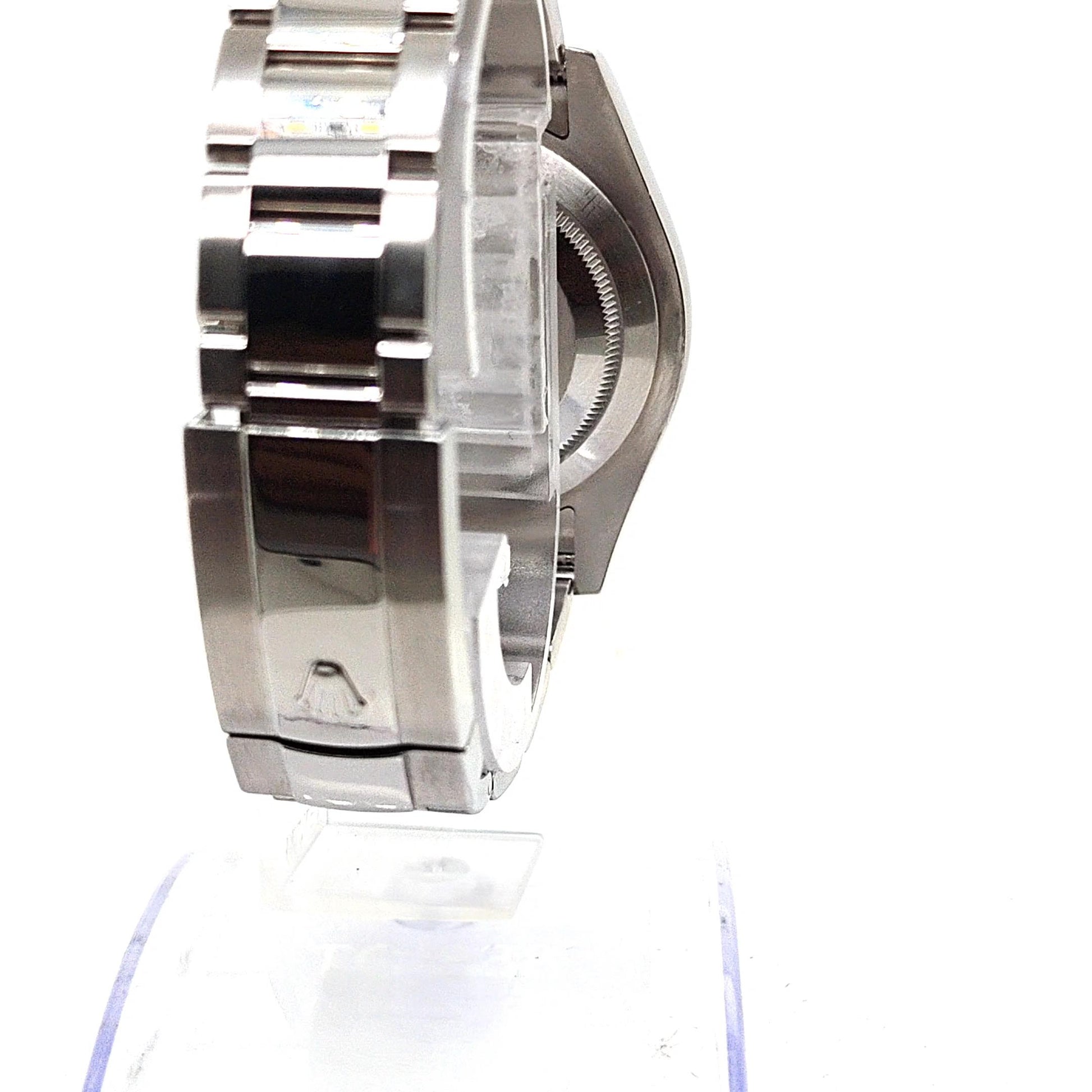 ROLEX DATEJUST GRAY ROMAN FLUTED 41MM OYSTER