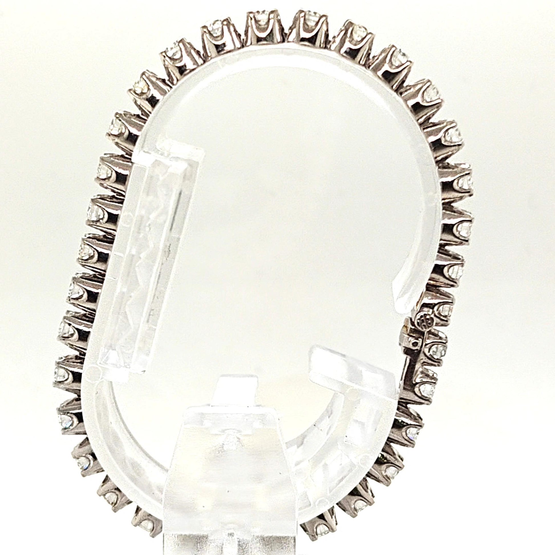 DIAMOND TENNIS BRACELET 5.06CT WHITE GOLD
