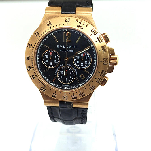 BVLGARI DIAGONO PRO CHRONOGRAPH YELLOW GOLD AUTOMATIC