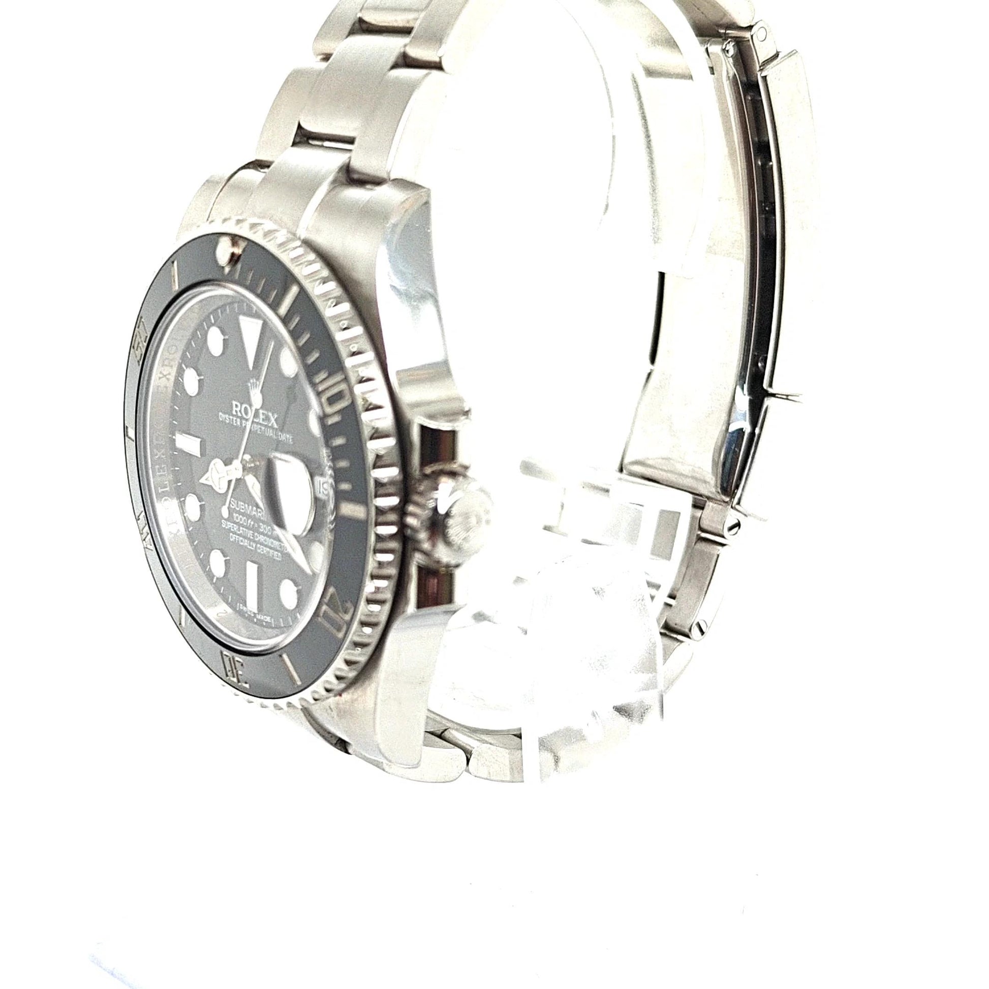 ROLEX SUBMARINER BLACK CERAMIC BEZEL STAINLESS STEEL