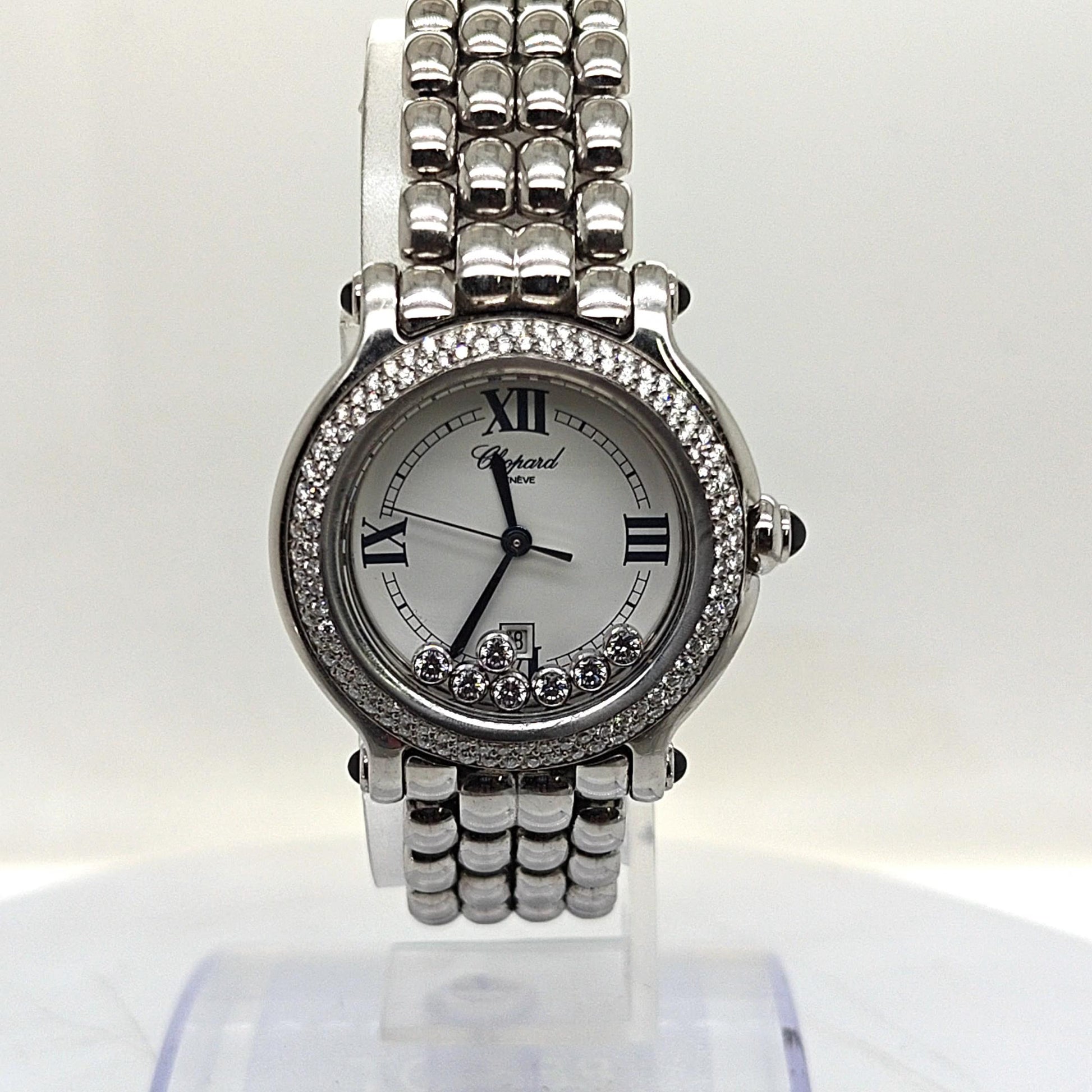 CHOPARD HAPPY SPORT DIAMOND LADIES WATCH STAINLESS STEEL