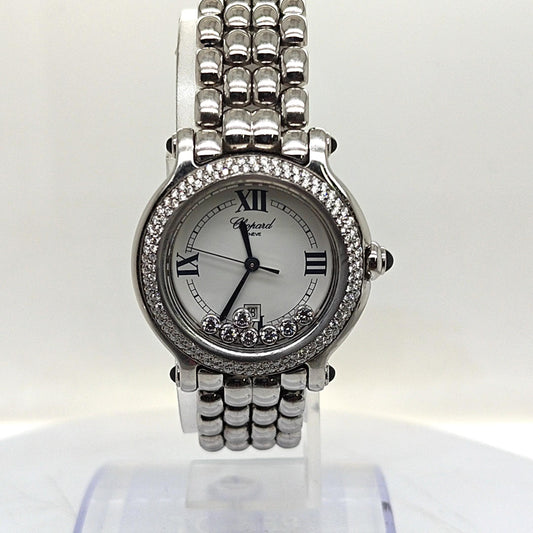 CHOPARD HAPPY SPORT DIAMOND LADIES WATCH STAINLESS STEEL