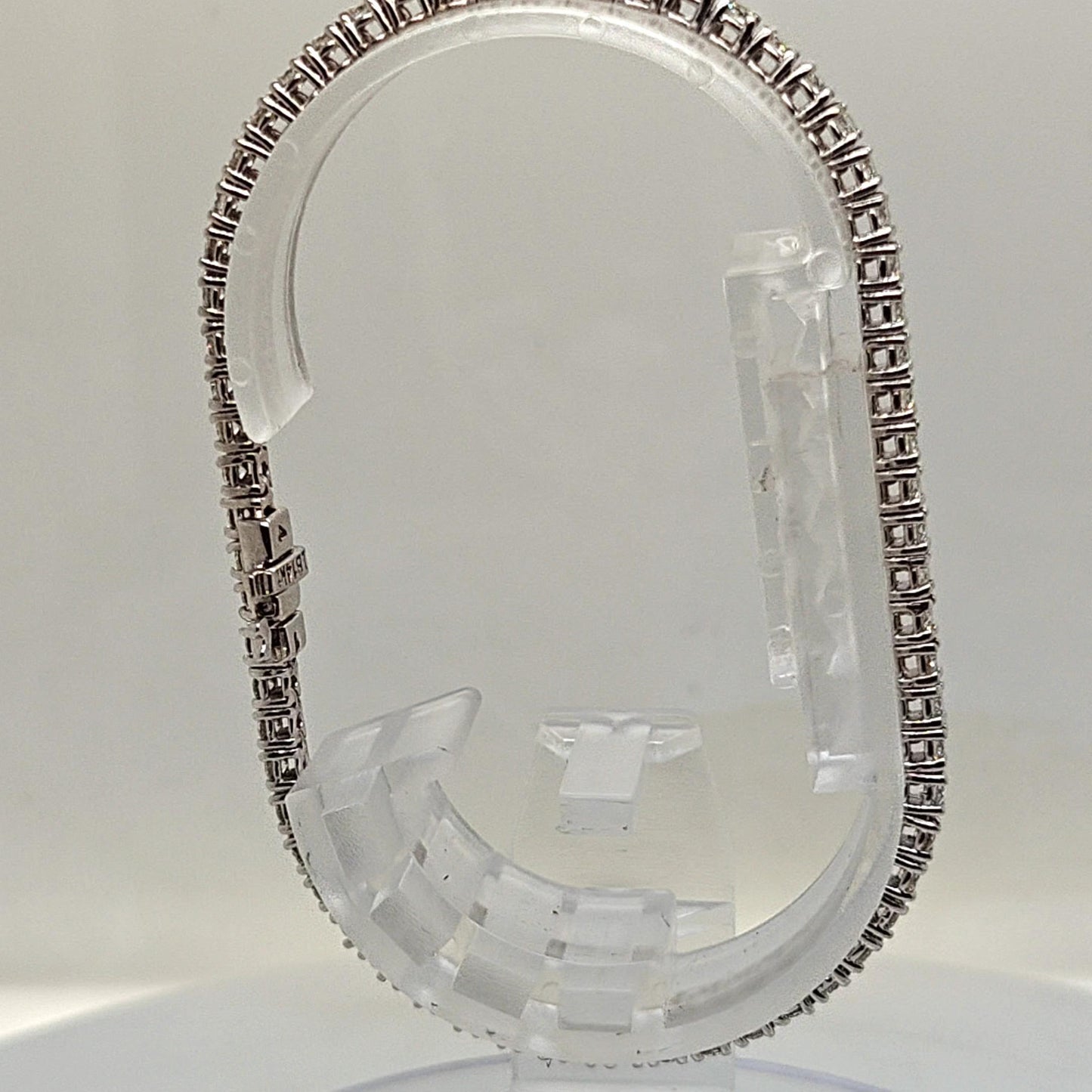 DIAMOND TENNIS BRACELET 3.04CT WHITE GOLD