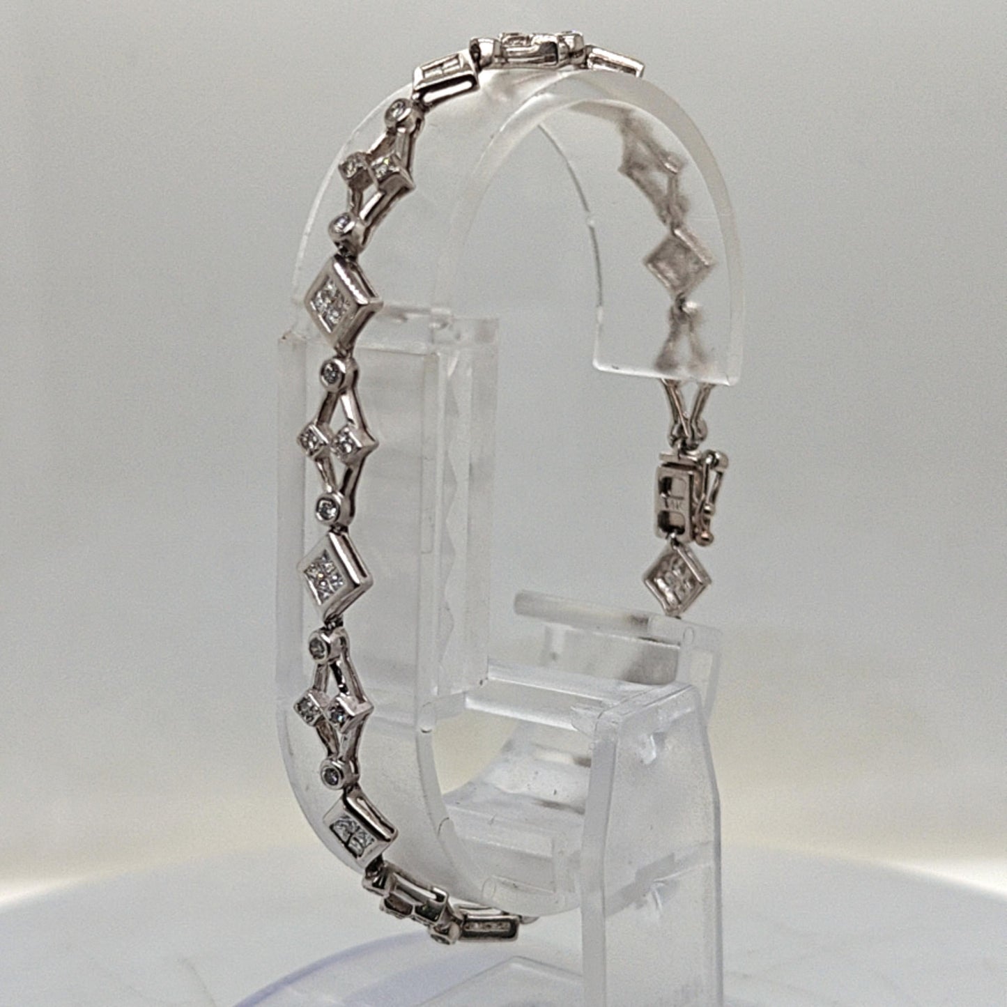 DIAMOND BRACELET 1.25CTW WHITE GOLD