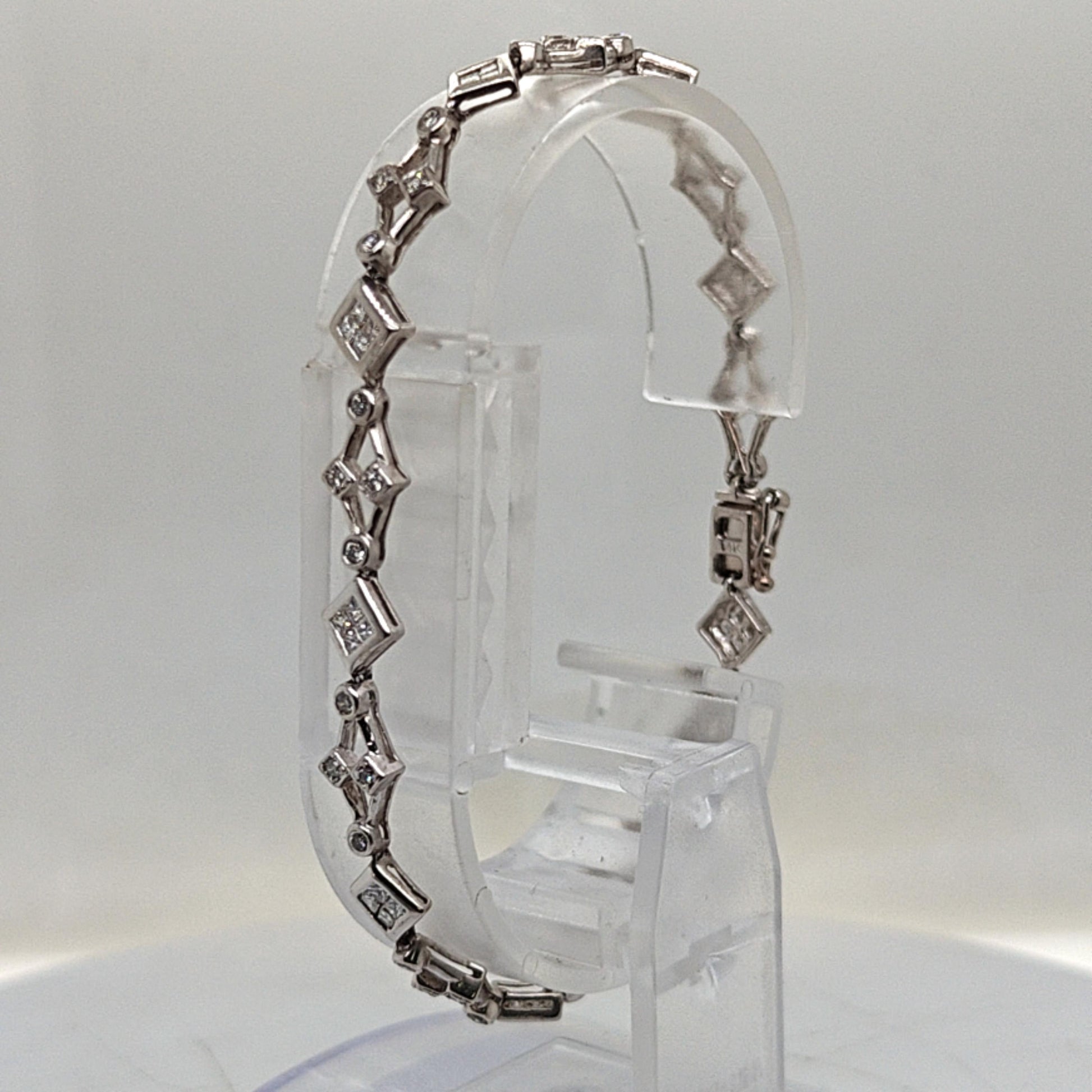 DIAMOND BRACELET 1.25CTW WHITE GOLD