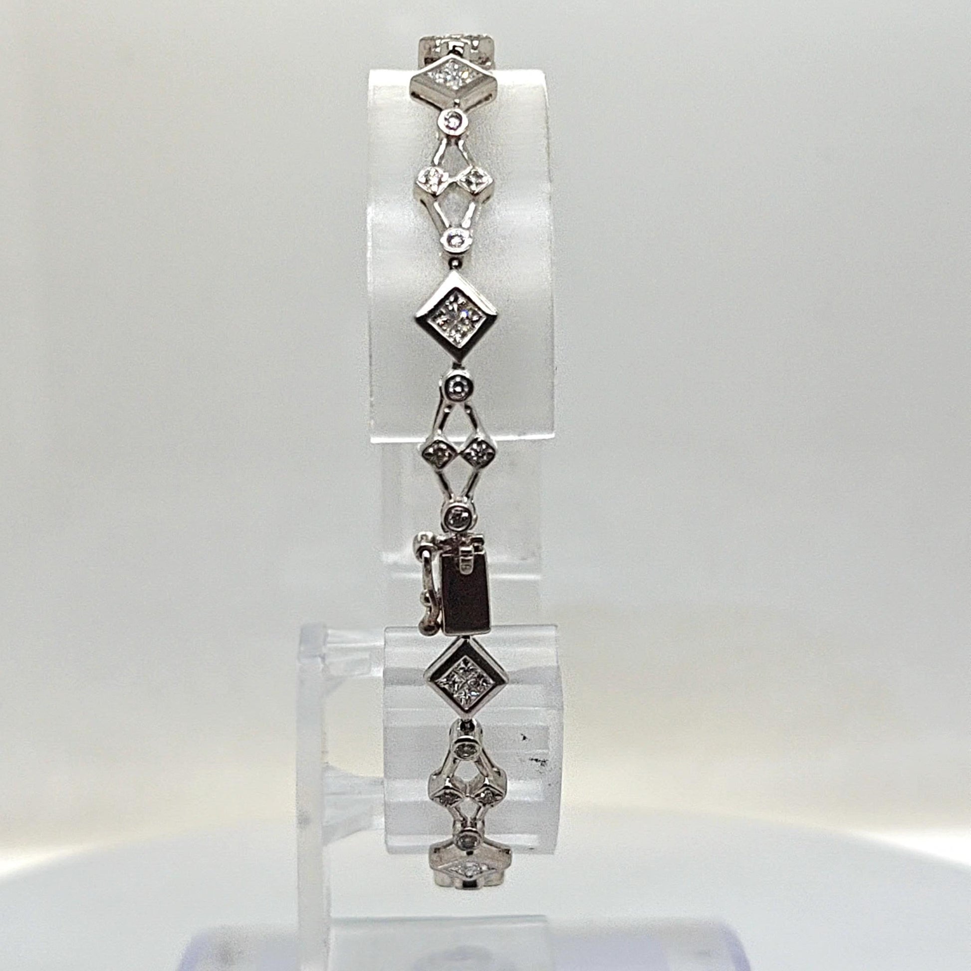 DIAMOND BRACELET 1.25CTW WHITE GOLD