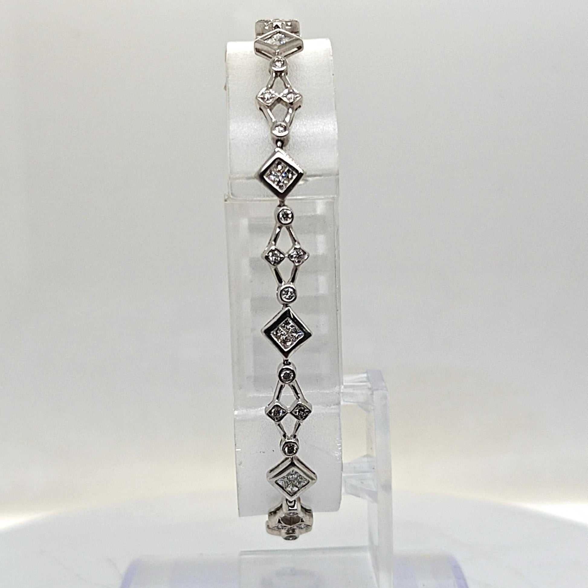 DIAMOND BRACELET 1.25CTW WHITE GOLD