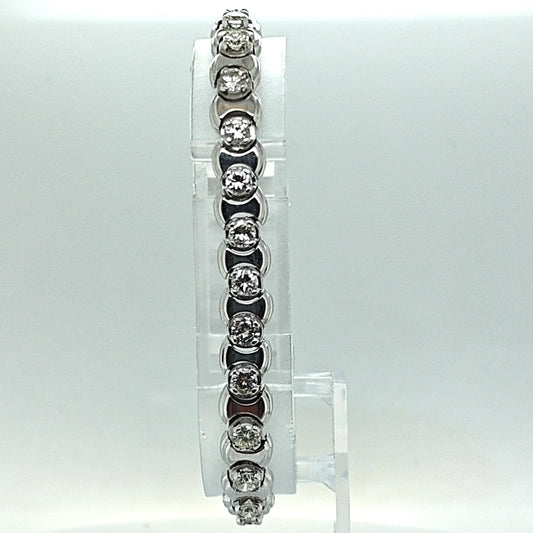 DIAMOND BRACELET 5.40CT WHITE GOLD