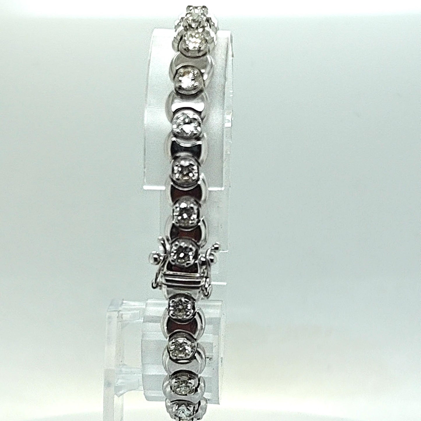 DIAMOND BRACELET 5.40CT WHITE GOLD