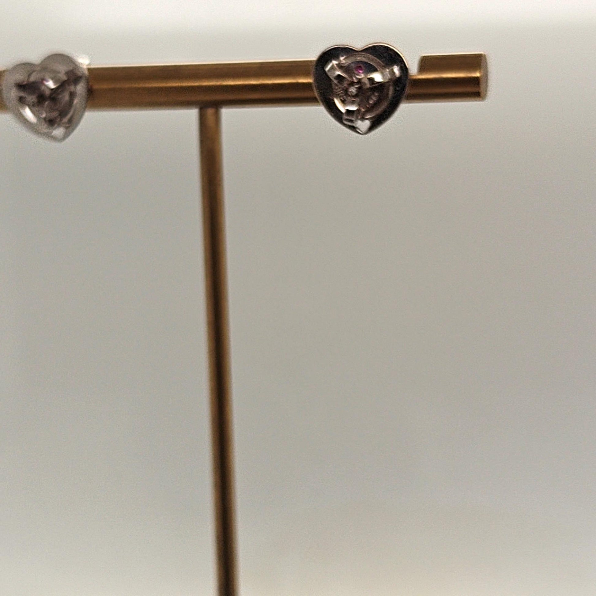 DIAMOND STUD EARRINGS 1.00CT ROBERTO COIN WHITE GOLD