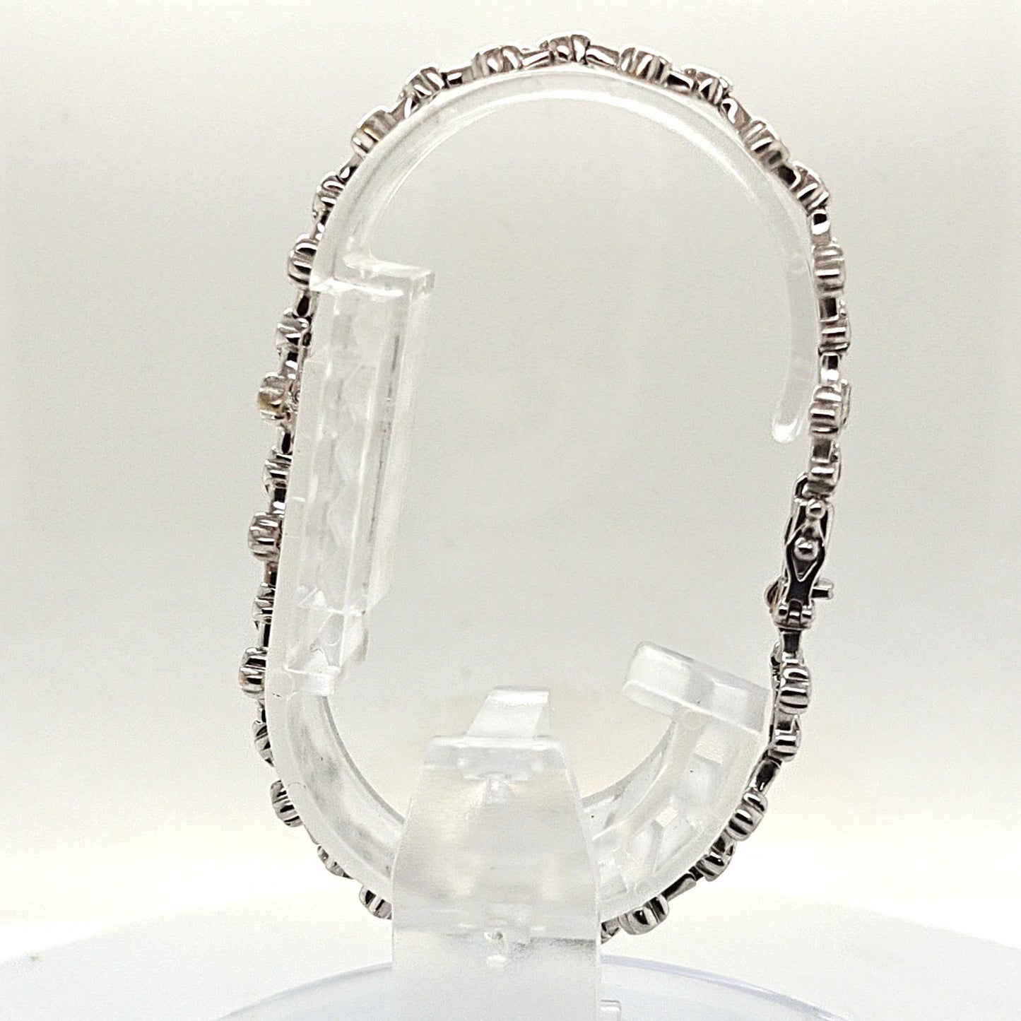 DIAMOND BRACELET 1.55CT WHITE GOLD