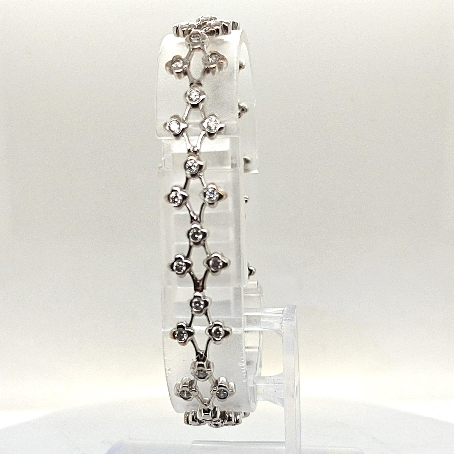 DIAMOND BRACELET 1.55CT WHITE GOLD